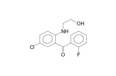 [5-chloro-2-(2-hydroxyethylamino)phenyl]-(2-fluorophenyl)methanone