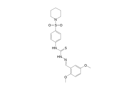 1-(2,5-DIMETHOXYBENZYLIDENE)-4-[p-(PIPERIDINOSULFONYL)PHENYL]-3-THIOSEMICARBAZIDE