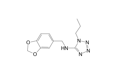 Benzo[1,3]dioxol-5-ylmethyl-(1-propyl-1H-tetrazol-5-yl)-amine