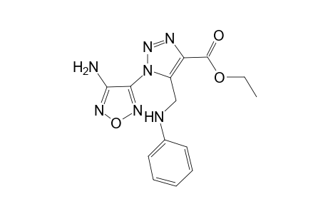 1-(4-Aminofurazan-3-yl)-5-phenylaminomethyl-1H-[1,2,3]triazole-4-carboxylic acid, ethyl ester