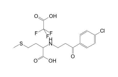 2,2,2-trifluoroacetic acid compound with 2-((3-(4-chlorophenyl)-3-oxopropyl)amino)-4-(methylthio)butanoic acid (1:1)