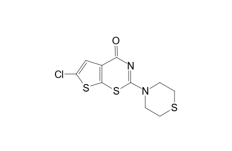 6-CHLORO-2-(THIOMORPHOLIN-4-YL)-4H-THIENO-[3,2-E]-1,3-THIAZIN-4-ONE