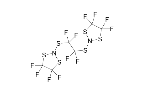 2,2'-[ (1,1,2,2-Tetrafluoro-1,2-ethanediyl)-bis-(thio)-bis( 4,4,5,5-tetrafluoro-1,3,2-dithiazolidine