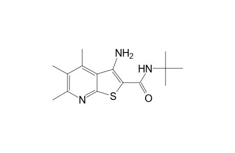 3-Amino-N-tert-butyl-4,5,6-trimethyl-2-thieno[2,3-b]pyridinecarboxamide