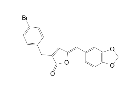 5-(Z)-3-(4-BROMOBENZYL)-5-(1,3-DIOXALENEBENZYLIDENE)-FURAN-2(5H)-ONE