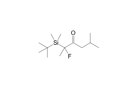 2-(t-Butyldimethylsilyl)-2-fluoro-5-methyl-3-hexanone