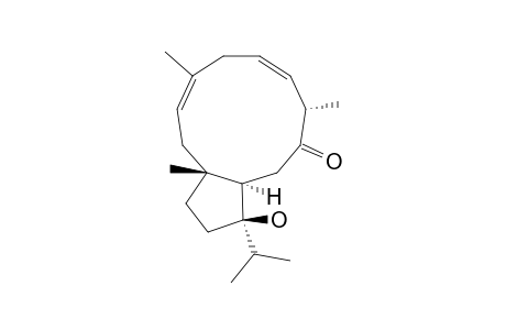 (1R*,3E,6Z,8S*,11R*,12R*)-12-HYDROXYDOLABELLA-3,6-DIEN-9-ONE