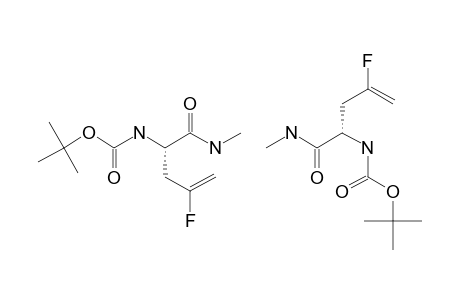 TERT.-BUTYL-1-(METHYLCARBAMOYL)-3-FLUOROBUT-3-ENYLCARBAMATE;MAJOR-ROTAMER+MINOR-ROTAMER