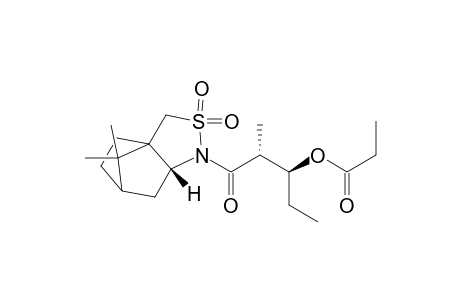 (2R)-N-[(2R,3S)-2-Methyl-3-(propionyloxy)pentanoyl]bornane-10,2-sultam