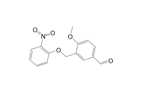 4-Methoxy-3-[(2-nitrophenoxy)methyl]benzaldehyde