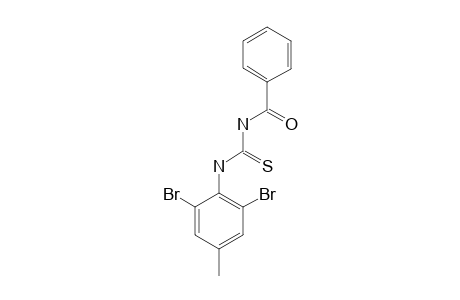 1-benzoyl-3-(2,6-dibromo-p-tolyl)-2-thiourea