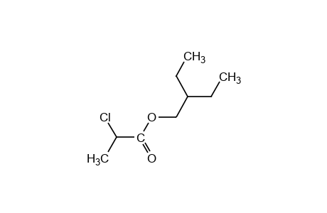 2-chloropropionic acid, 2-ethylbutyl ester