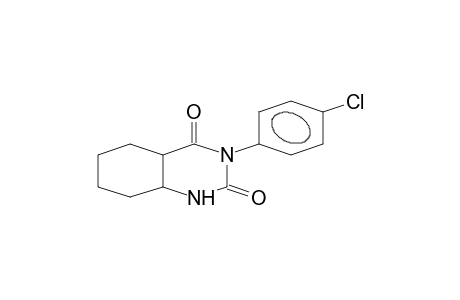 2,4(1H,3H)-QUINAZOLINEDIONE, 3-(4-CHLOROPHENYL)HEXAHYDRO-