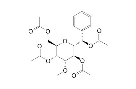 (1R)-2,6-ANHYDRO-1-PHENYL-1,3,5,7-TETRAKIS-O-ACETYL-4-O-METHYL-ALPHA-D-ALTRO-HEPTITOL