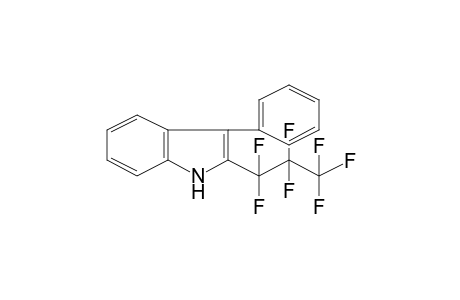 1H-Indole, 3-phenyl-2-(heptafluoropropyl)-