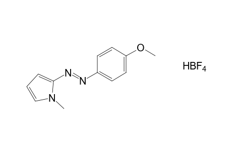 hydrogen tetrafluoroborate(1-), compound with 2-[(p-methoxyphenyl)azo]-1-methylpyrrole(1:1)