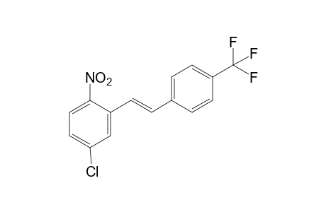 (E)-4-Chloro-2-[2-(4-trifluoromethylphenyl)ethenyl]nitro-benzene