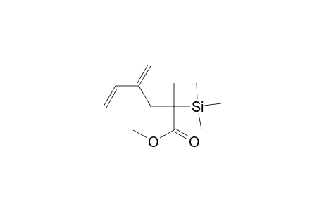 2-Methyl-4-methylene-2-trimethylsilyl-5-hexenoic acid methyl ester