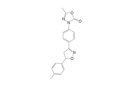 5-METHYL-3-[PARA-(5'-(4-METHYLPHENYL)-4',5'-DIHYDRO-DELTA(2)-ISOXAZOL-3'-YL)-PHENYL]-3H-2-OXO-DELTA(4)-1,3,4-OXADIAZOLE