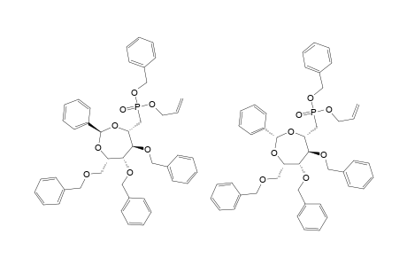 1-(ALLYLBENZYL)-3,4,6-TRI-O-BENZYL-2,5-O-BENZYLIDENE-D-GLUCITYL-PHOSPHONATE