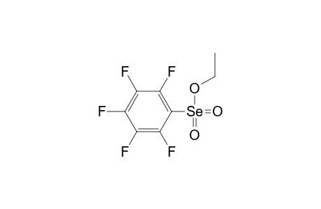 PENTAFLUORBENZOLSELENONSAEURE-ETHYLESTER