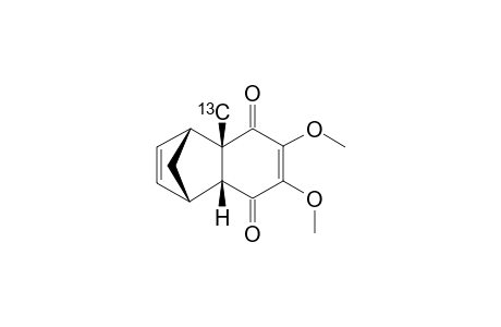 (4A-ALPHA-CH3-C-13)-(1-ALPHA,4-ALPHA,4-ALPHA/BETA,8-ALPHA/BETA)-1,4,4A,8A-TETRAHYDRO-6,7-DIMETHOXY-4A-METHYL-1,4-METHANONAPHTHALENE-5,8-DIONE