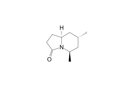 (5R,7R,9S)-5,7-DIMETHYLINDOLIZIDIN-3-ONE