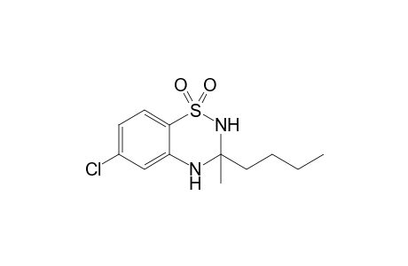 3-Butyl-6-chloro-3,4-dihydro-3-methyl-(2H)-1,2,4-benzothiadiazine-1,1-dioxide