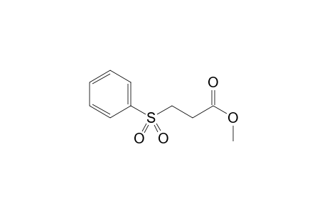 3-(phenylsulfonyl)propionic acid, methyl ester