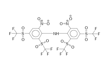 BIS[6-NITRO-2,4-BIS(TRIFLUOROMETHYLSULPHONYL)PHENYL]AMINE