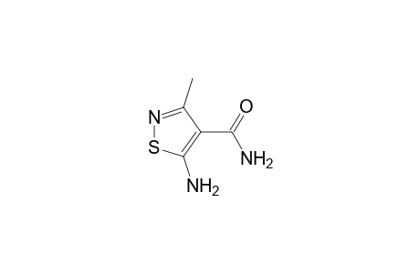 4-Isothiazolecarboxamide, 5-amino-3-methyl-