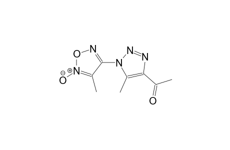 1-[5-methyl-1-(4-methyl-5-oxido-1,2,5-oxadiazol-3-yl)-1H-1,2,3-triazol-4-yl]ethanone