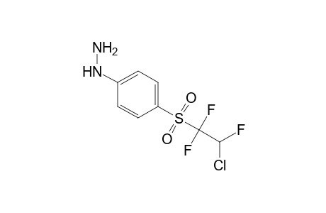 {p-[(2-chloro-1,1,2-trifluoroethyl)sulfonyl]phenyl}hydrazine