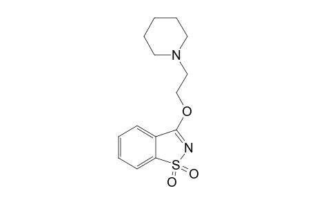 3-(2-Piperidin-1-yl-ethoxy)-benzo[d]isothiazole 1,1-dioxide