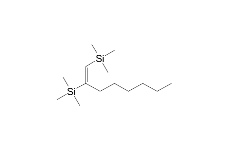 Silane, (1-hexyl-1,2-ethenediyl)bis[trimethyl-, (E)-