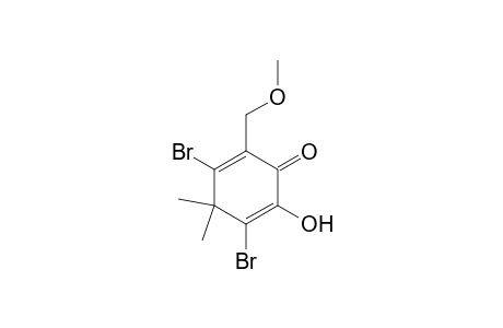 2,5-Cyclohexadien-1-one, 3,5-dibromo-2-hydroxy-6-(methoxymethyl)-4,4-dimethyl-