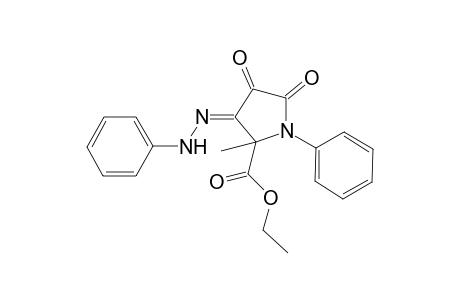 ethyl (3E)-2-methyl-4,5-dioxo-1-phenyl-3-(phenylhydrazono)-2-pyrrolidinecarboxylate