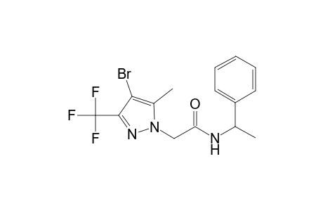 2-(4-Bromo-5-methyl-3-trifluoromethyl-pyrazol-1-yl)-N-(1-phenyl-ethyl)-acetamide