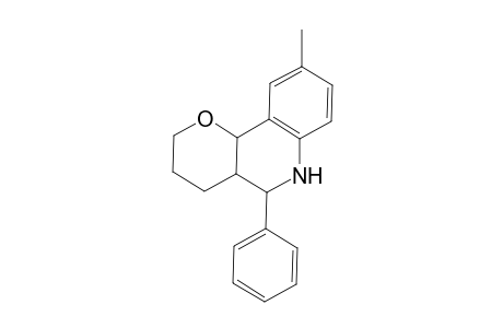 9-methyl-5-phenyl-3,4,4a,5,6,10b-hexahydro-2H-pyrano[3,2-c]quinoline