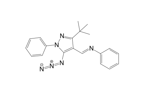 5-Azido-3-tert-butyl-1-phenyl-4-(N-phenyliminomethyl)pyrazole