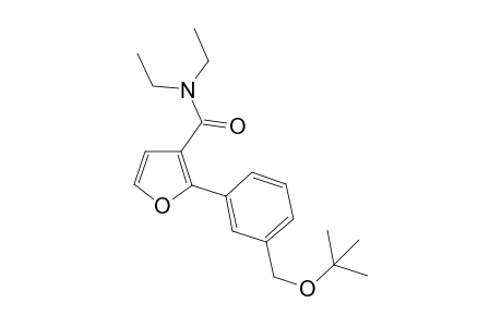 N,N-Diethyl-2-(3-(t-butoxymethyl)phenyl)furan-3-carboxamide