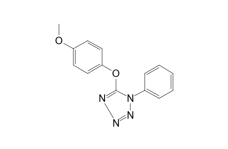 5-(p-methoxyphenoxy)-1-phenyl-1H-tetrazole