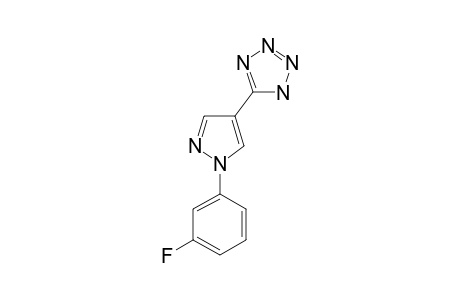 5-[1-(3-FLUOROPHENYL)-1H-PYRAZOL-4-YL]-2H-TETRAZOLE