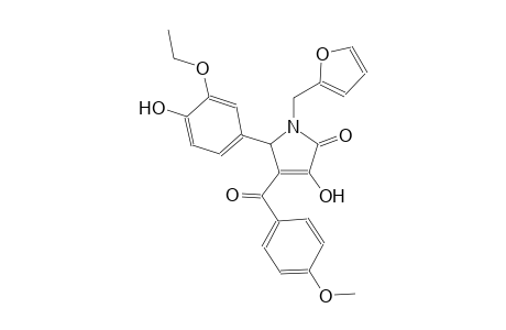 5-(3-Ethoxy-4-hydroxy-phenyl)-1-furan-2-ylmethyl-3-hydroxy-4-(4-methoxy-benzoyl)-1,5-dihydro-pyrrol-2-one