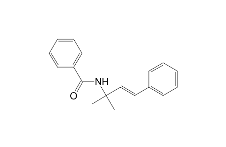 Benzamide, N-(1,1-dimethyl-3-phenyl-2-propenyl)-, (E)-