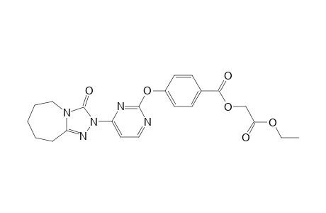 2-[2'-(4"-<Ethoxycarbonyl-acetoxy>phenoxy)pyrimidin-4'-yl)-6,7,8,9-tetrahydro-2H-(1,2,4)-triazolo[4,3-a]azepin-3(5H)-one