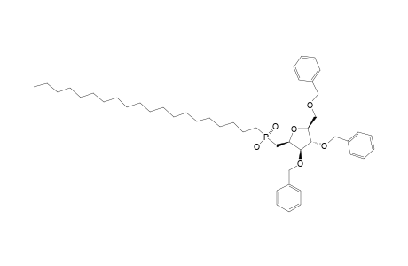 1-(EICOSANYL)-3,4,6-TRI-O-BENZYL-2,5-ANHYDROGLUCITYL-PHOSPHINIC-ACID