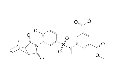 1,3-dimethyl 5-(4-chloro-3-{3,5-dioxo-4-azatricyclo[5.2.1.0²,⁶]dec-8-en-4-yl}benzenesulfonamido)benzene-1,3-dicarboxylate