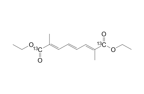 (1,8-(C-13))-DIETHYL-2,7-DIMETHYLOCTA-2,4,6-TRIENE-1,8-OATE