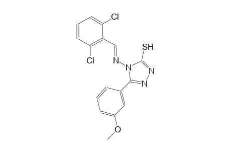 4-{[(E)-(2,6-dichlorophenyl)methylidene]amino}-5-(3-methoxyphenyl)-4H-1,2,4-triazole-3-thiol